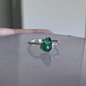Jade Silver Ring